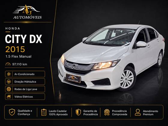HONDA CITY 1.5 DX 16V FLEX 4P MANUAL HONDA CITY 1.5 DX 16V FLEX 4P MANUAL